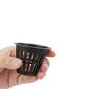 10pcs Hydroponic Baskets Plant Veg Grow Nursery Cup Pot Tray Aeroponic Planter Mini Wide Lip Design Black and White Garden Tools