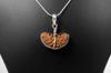 Natural 1 Mukhi Rudraksha (Kaju Dana) Pendant In 925 Silver | Pendant for Moksha, Enlightenment, Crown Chakra & Shiva Energy | Lab Certified