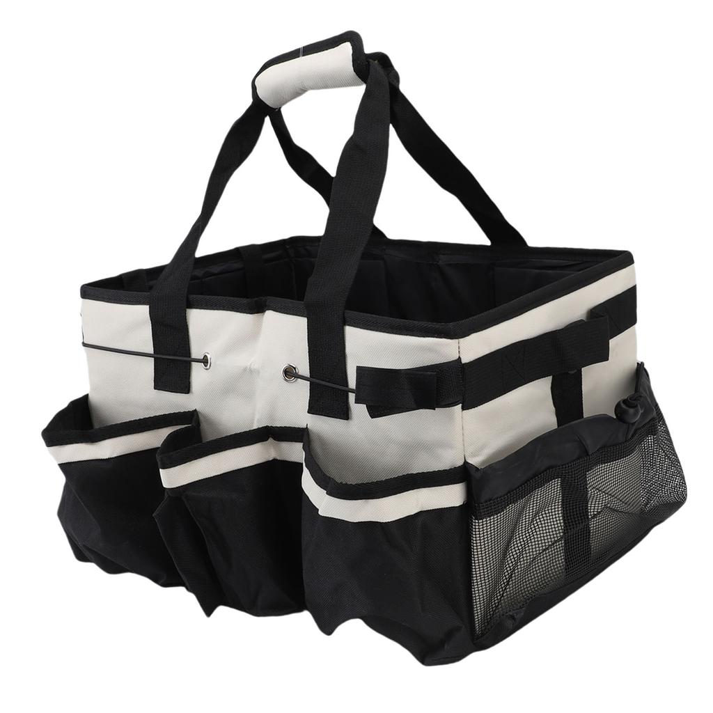 Wearable Bag, Large Capacity with Detachable Dividers Shoulder Strap for Cleaners