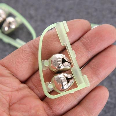 Aydınlık ışık e n e n e n e n e n e n e n e n e Bells klip gece balıkçılık araçları çubuk ısırık alarmı taşınabilir hızlı Pesca olta takımı aksesuarları
