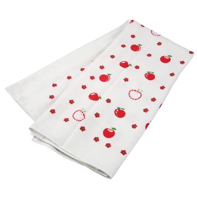 Isamu Shokai Made In Gauze Bath Apple 90 X 90 Cm 100% Cotton, Japan, Towel, Pattern,