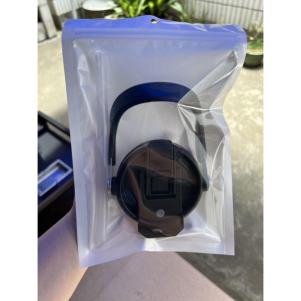 Mehrfarbiger Spritzer Auslaufsicherer Flaschenüberzug PVC 600/750/900ml Becherkappe mit Strohhalm Dichtungsdeckel für Tyeso 600/750/900ml Flasche