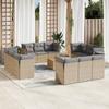 VidaXL Garden Lounge Set with Cushions 13 Pcs, Patio Sofas, Patio Furniture Set, Outdoor Furniture, 3255870
