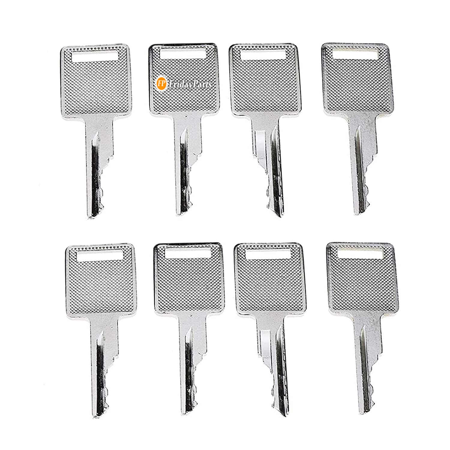 

FridayParts 8 Pcs Ignition Key for Bobcat A300 T110 T320 T450 T550 T630 T750 T870 Skid Steer Loader