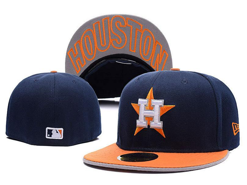 Houston Astros Sun Protection Closed-face Baseball Cap - Fully Sealed Embroidered Hat