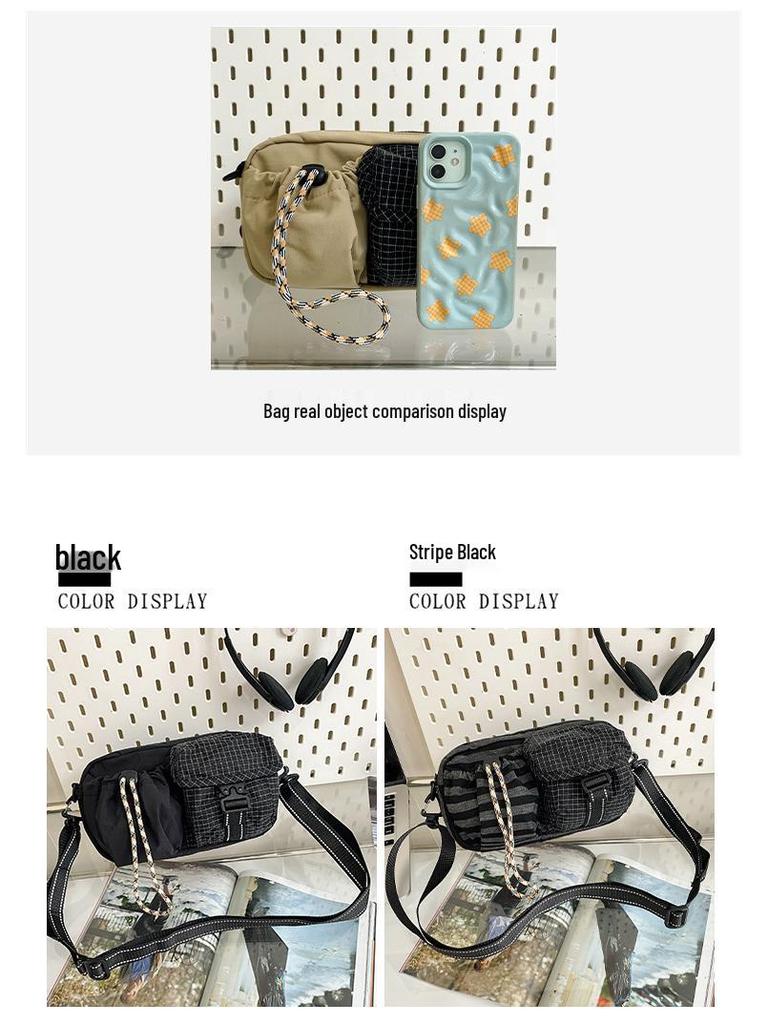 Tide Functional Outdoor Sports Crossbody Bag - Street Trend Workwear Style, Versatile Commuter Shoulder Bag