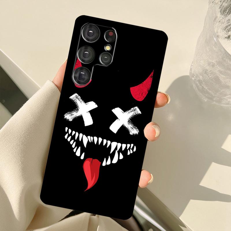 

Чехол Scary Smile Skeleton Devil для Samsung Galaxy S22 Ultra S20 FE Note 20 Note 10 S8 S9 S10 Plus S21 Ultra Cover Note 20 Ultra