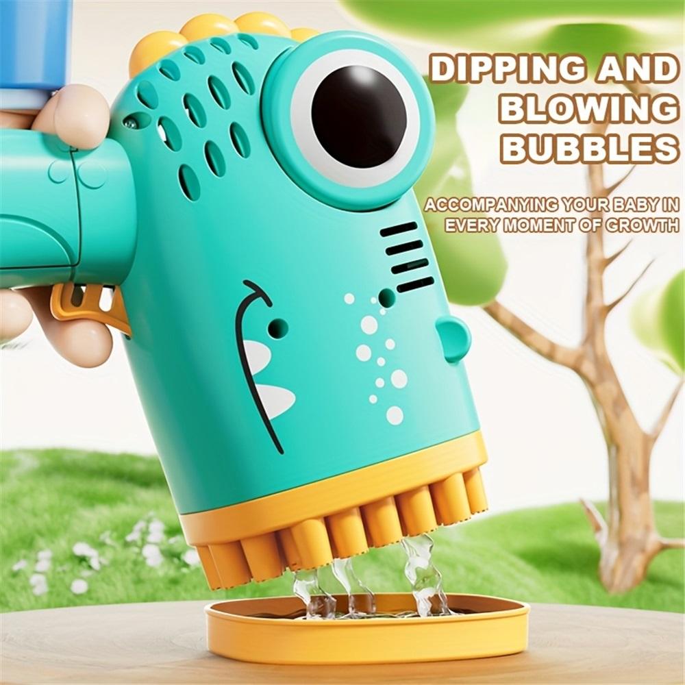 40 Holes Dinosaur Bubble Gun, Outdoor Bubble Machine Toys, Handheld Outdoor Bubble Gun Toys Seaside And Beach Accessories