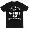 50 Cent Proprietà di G-Unit Maglietta nera Unisex Tutte le taglie S-5Xl JM466