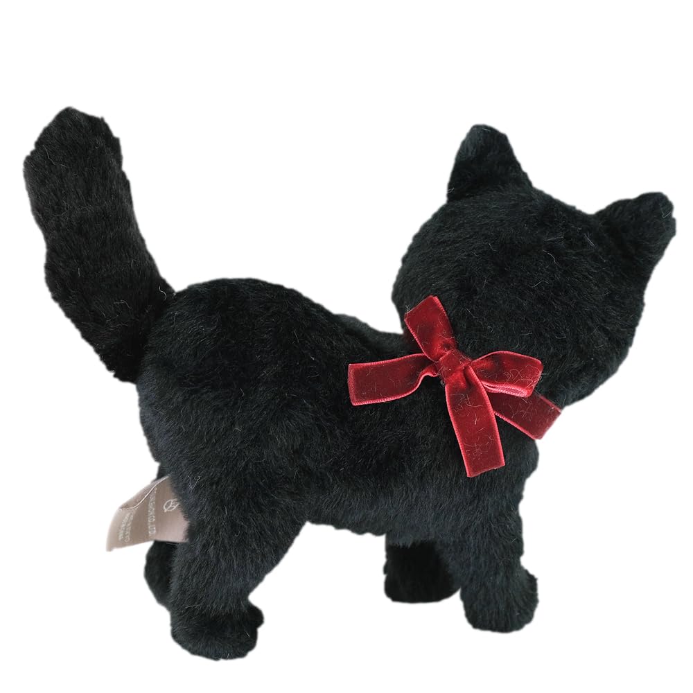 Sunlemon Jolly Cat Plush Toy Turning Around BK 16 X 9 X 16cm Cute Pretty Black JOLLY Stylish Cat P-9982