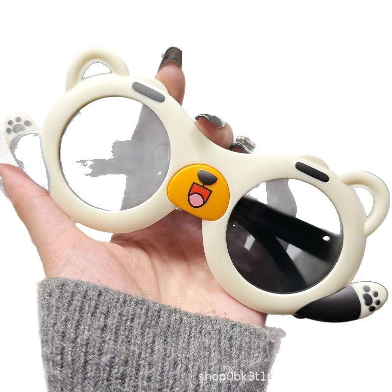 New Red Panda Glasses Children's UV-protective Sunglasses for Travel