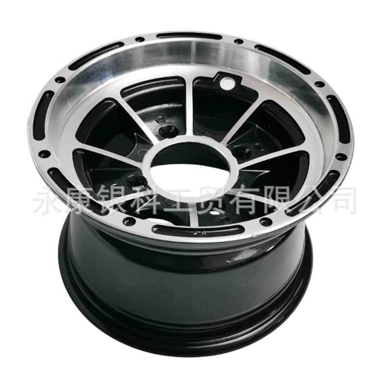 19x7.00-8 ATV Karting Beach Car Aluminum Alloy Wheel Rim & 18x9.5-8 Hub