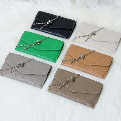 First Layer Cowhide Elephant Pattern Women'S Oblique Span Bag Niche Leather Chain Shoulder Bag Underarm Small Bag