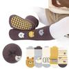 Thickened Large Area Dot Glue Baby Pulling Hair Socks Infant Toddler Anti-Slip Trampoline Socks Bear Series Terry Socks