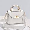 [Send Women's Bags On Behalf of Others] Woven Handbags, New Fashionable Lock Small Square Bags, Single Shoulder Messenger Bags On Behalf of Others