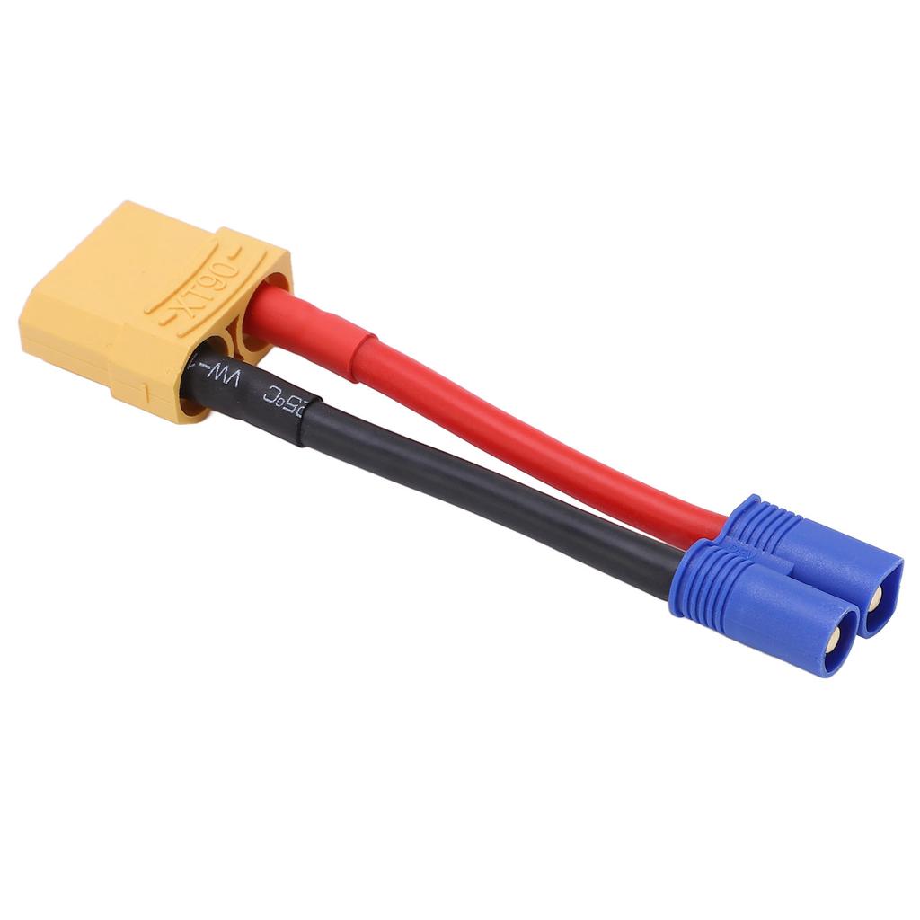 XT90 Female To EC3 Male Connector 12AWG Professional XT90 Connector Reusable Strong Compatibility EC3 Connecting Line