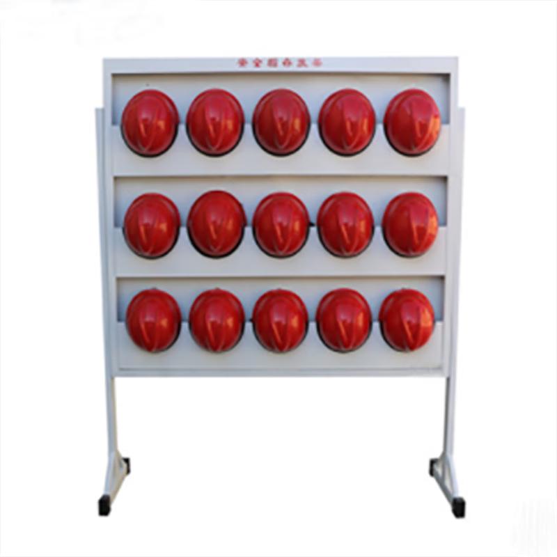 

HMaI 8-Position Wall-Mounted Safety Helmet Rack