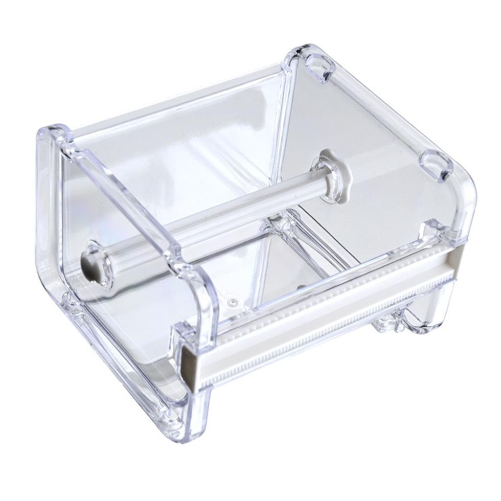 Tape Holder Cutter Simple Mini Multipurpose Tape Holder Organizer Desktop Office Stationery