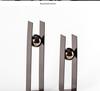 Modern Light Luxury Metal Vase for Dried Flowers, Home & Hotel Decor