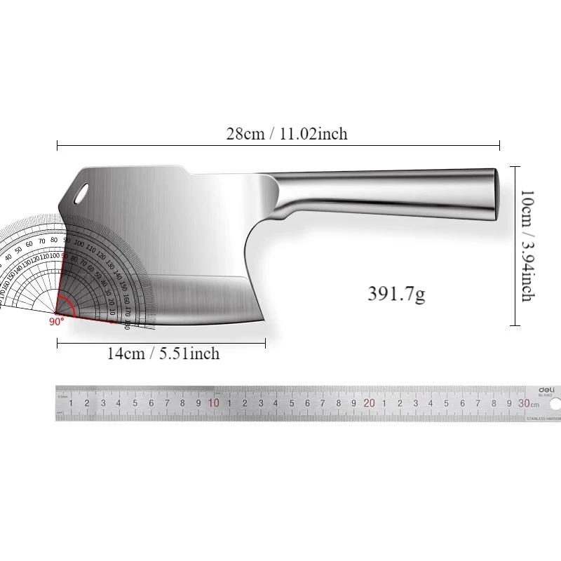 Quality kitchen Bone cutting knife,stainless steel knife,sharp kitchen knife, thickened and weighted,cutting meat and vegetables