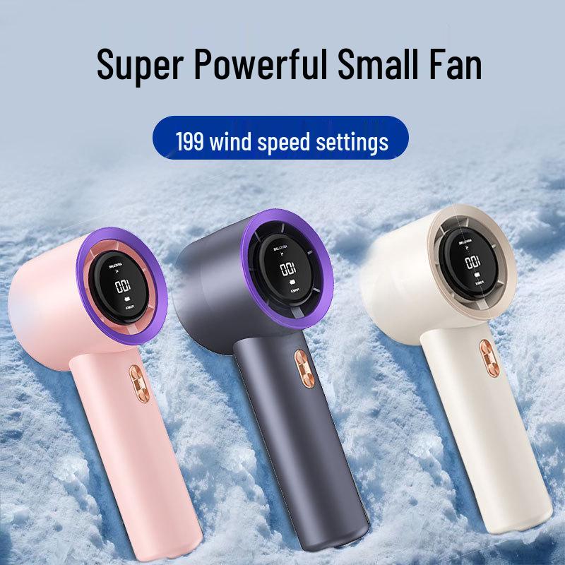 High-Speed T11 Bladeless Handheld USB Fan - Turbo, Silent, Portable, Mini Gift 61*43*158 mm