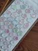 1pc Cute Aesthetic Stickers 3D Epoxy Gel Clover Strawberry Decals for Phone Case Journal DIY Scrapbook