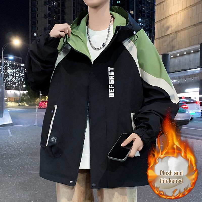2025 Spring/Autumn Youth Boys' Stylish Casual Jacket for Middle School Students