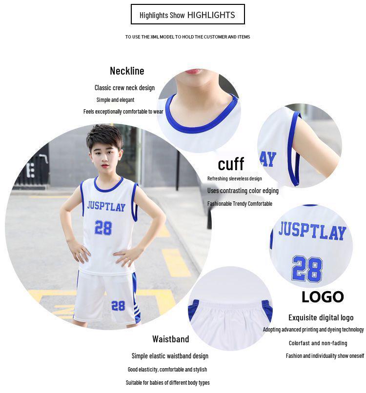 Korean Style Summer Vest Set for Boys - Two-Piece Outfit for Kids
