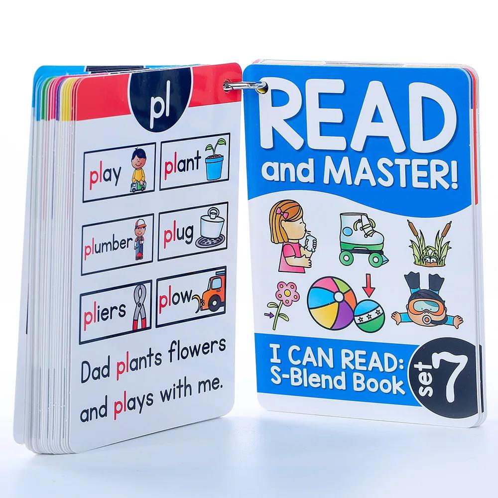 Montessori English Phonics Learning Cards Kindergarten Educational Toys for Children Teacher Teaching Aid Flashcards