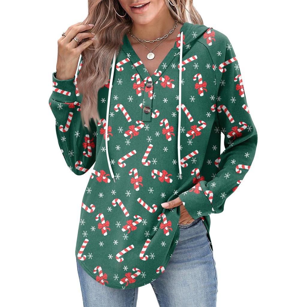 Women's Fashion Women's Lightweight Long Sleeve Pullover With Pockets Preppy Graphic Hoodie