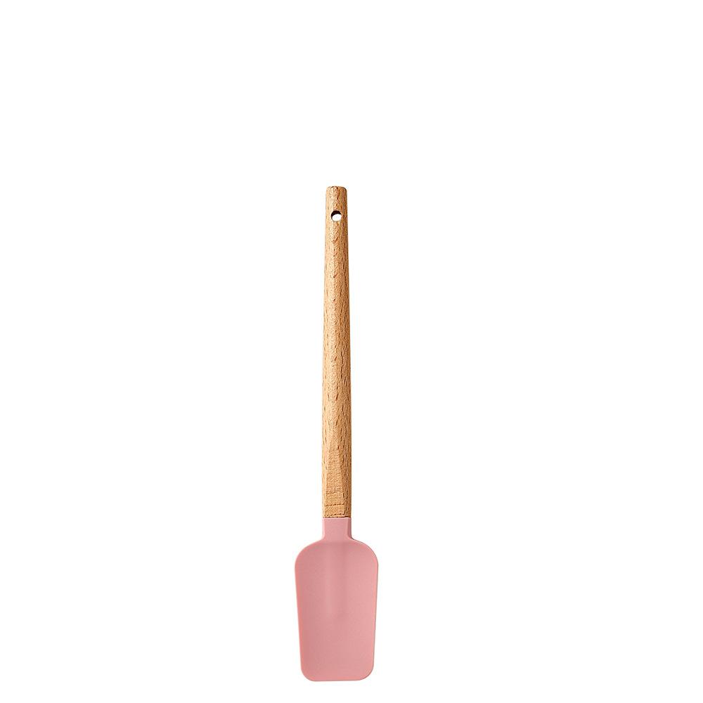 Silicone Scraper Scraper Home Baking Wooden Handle Scraper Cake Scraper Cream Small Spatula Set6