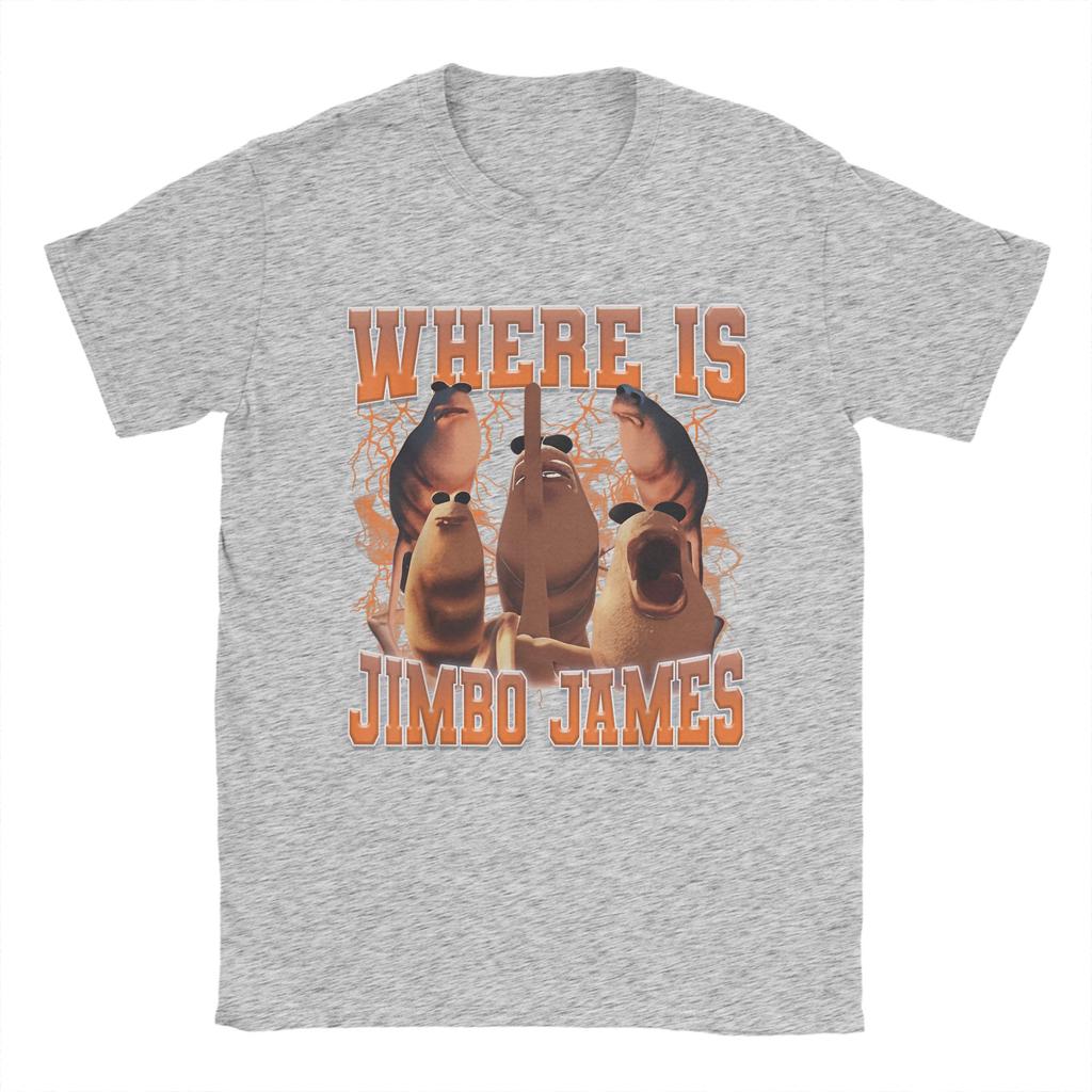 Men T-Shirts Where is The Jimbo Marcus The Worm Vintage Cotton Tees Short Sleeve Funny Meme T Shirt O Neck merch 4XL 5XL 6XL