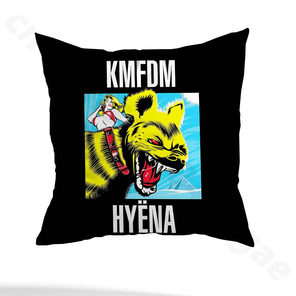 K-Kmfdm Sucks Band Pillow Case Sofa Living Room Bedroom Headboard Backrest Cushion Square Cushion Nap Time
