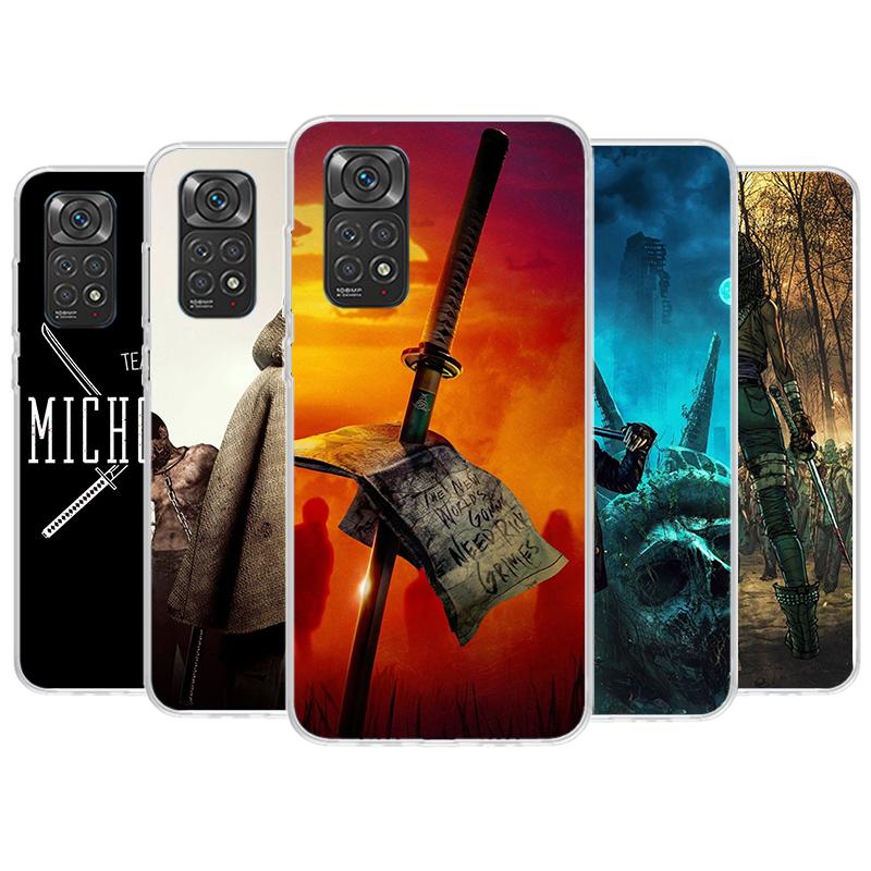 

Чехол для телефона The Walking Dead Michonne для Xiaomi Redmi Note 13 12 12S 11 11S 10 10S 9 9S 11T 11E Pro Plus 8 8T 7 + чехол-коробка