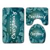Christmas Bathroom Floor Mat Toilet Three-Piece Set