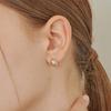 Loveenb [14K Gold] Pebble & Earrings
