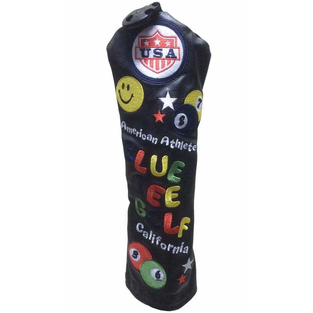 BLUE TEE GOLF California Smile Flipper Fairway Svart & Headcover,