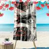 Sabrina Print Beach Towel, Large Soft Quick Dry Towel for Beach Camping Swimming