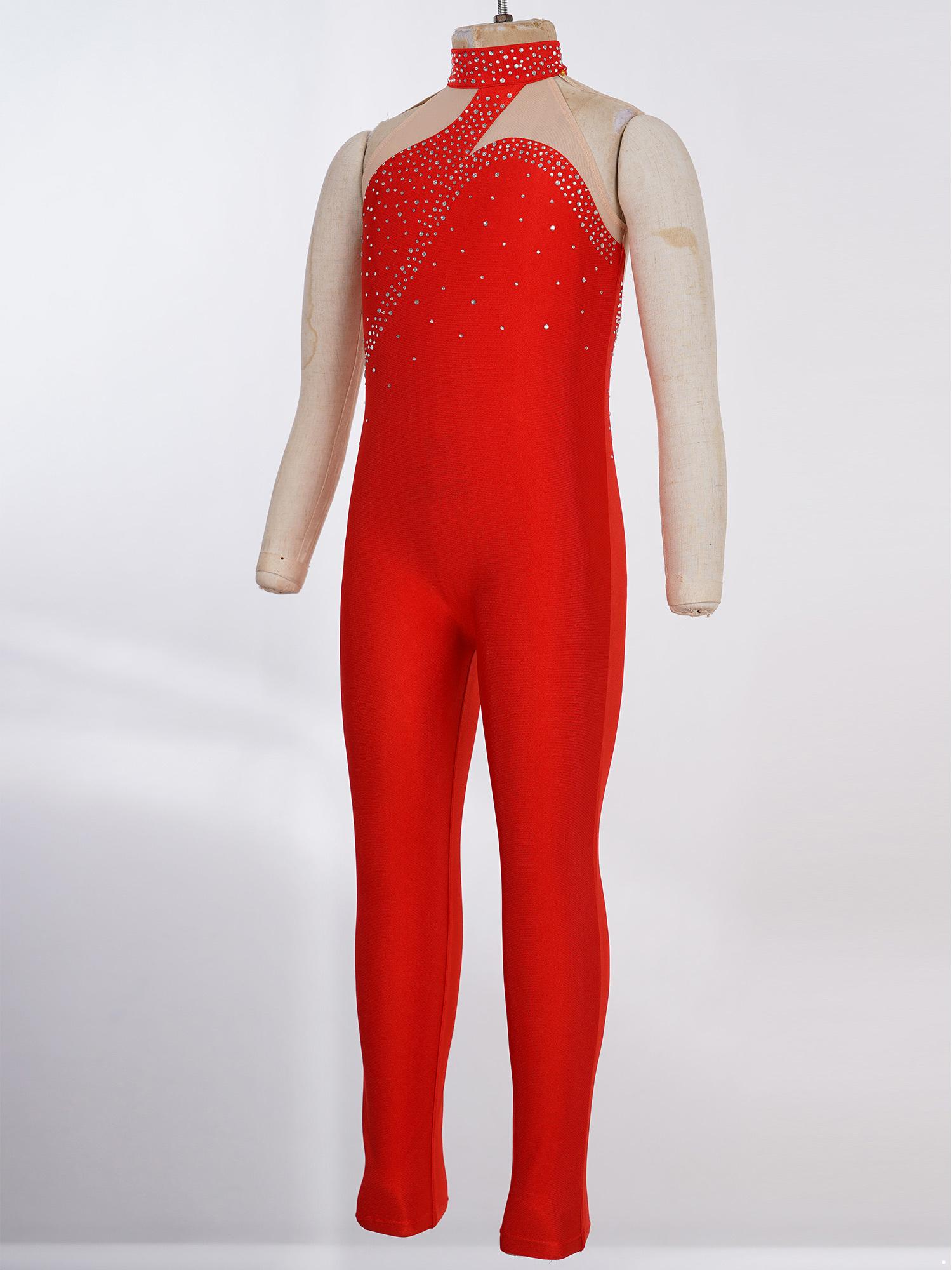Justaucorps Danse Manches Longues Fille - Ballet, Gymnastique, Yoga - Taille 3-14 Ans - Polyester/Élasthanne