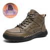 Cizme din piele naturală lucrate manual Pantofi pentru bărbați Botine confortabile pentru bărbați Pantofi ocazional Pantofi pentru scule de exterior