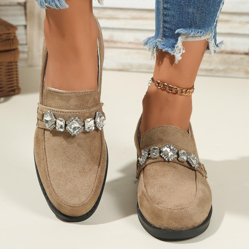 Women Low Heel Pumps Shallow Mouth Casual High Heels Shoes Female Low Heels Elegant Pointed Toe Loafers Women Zapatos De Mujer