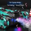 Rechargeable Eight-Wheeled Stunt RC Car with Gesture Control, Drift Spray, and Climbing Rotation for Kids