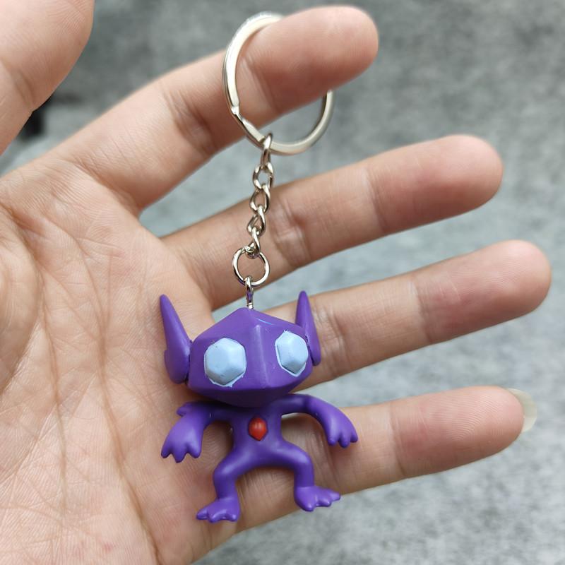 Cartoon Pokemon Pikachu Charmander Cubone Bulbasaur Kawaii Squirtle Keychain Pendant Bag Ornament Doll Children Birthday Gifts