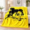 Billie Eilish Flannel Throw Blanket Soft Warm Cozy For Sofa Bed Indoor Home Bedroom Use