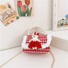 Eyecatching Kids Crossbody Bag Bright Red Pearl Princess Bag With Durable Antitheft Features