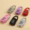 Travel Resettable 3 Dial Digit Combination Lock Padlock for Suitcase Luggage