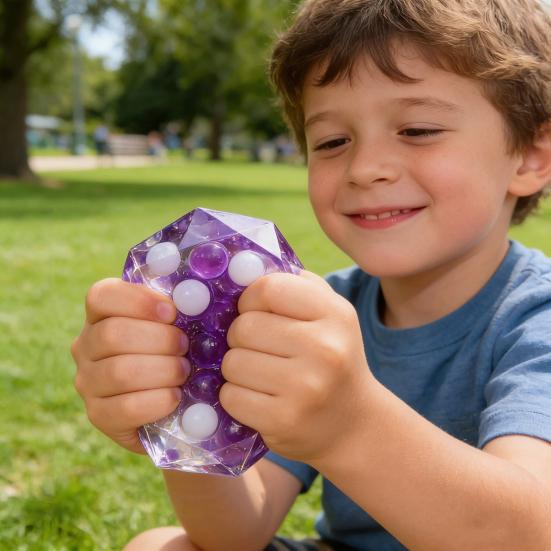 Průhledná kapka vody mačkací hračka Úleva od úzkosti Kamínková senzorická hračka Pomalé zvedání Hračka na odbourání stresu Dárek pro studenty Kancelářské pracovníky