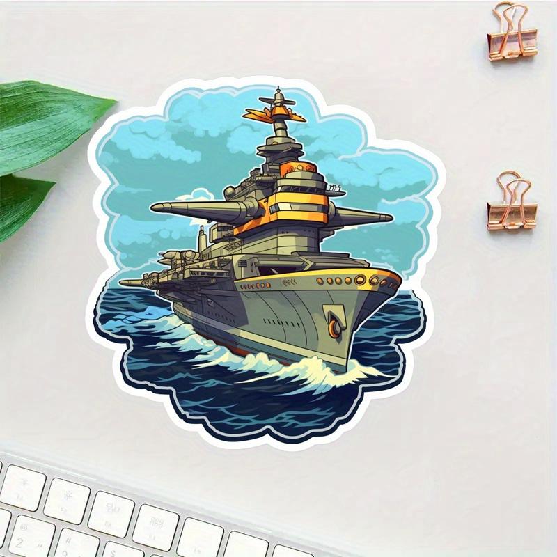 Navigator Carrier Fleet Stickers Durable for Laptop, Car, Luggage, Skateboard & More - Perfect for Teens, Adults, Creative Decor & Gifting