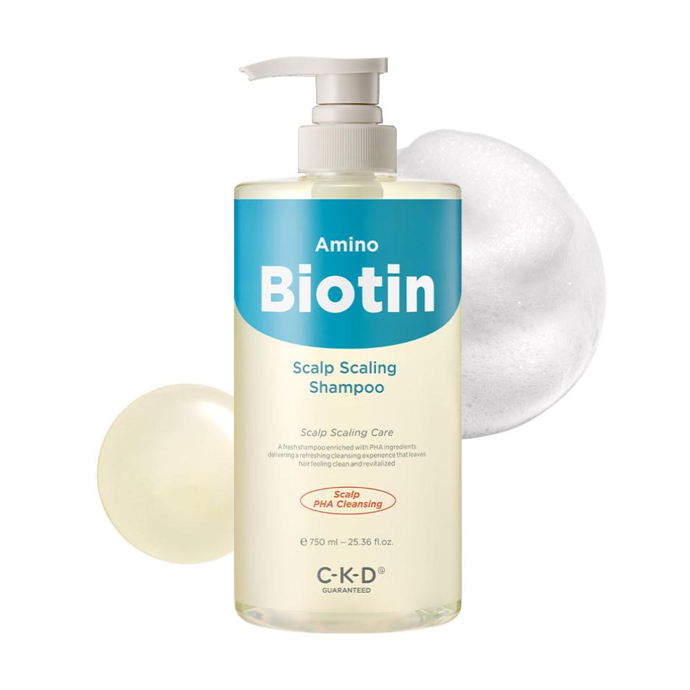 CKD Biotin Hair Loss Relief Scalp Exfoliating Cooling Shampoo (750ml)