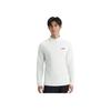 Li-Ning CBA Series Solid Color Half-Zip Stand Collar Quick-Dry Cool Knitted Pullover Sweatshirt Men Sweatshirt Light-Gray AAEU005-3